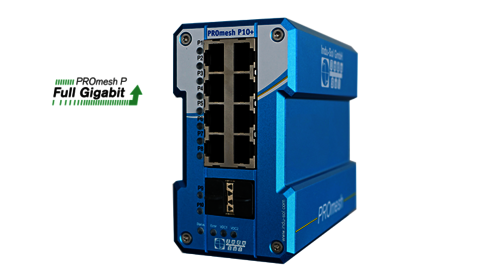 PROmesh P10+ – Managed Industrial Switch