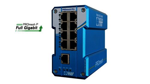 PROmesh P9+ managed Industrie Switch