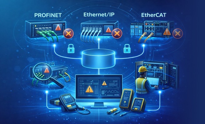 Webinar: Troubleshooting PROFINET, Ethernet/IP & EtherCAT: How to avoid and resolve network failures